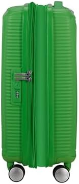 Soundbox - Valise Cabine 55 x 40 x 20/23 cm - Trolley Rigide pour EasyJet & la Plupart des Compagnies Aériennes, Extensible, 35.5/41L, (Grass Green)