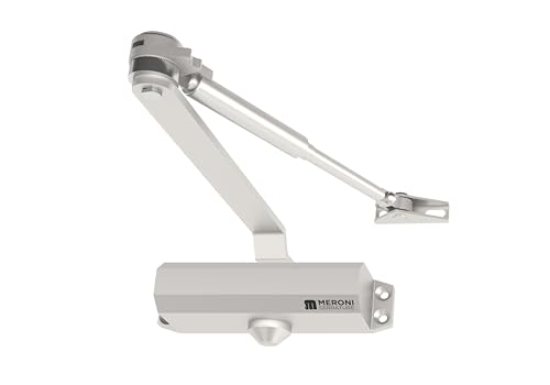 MERONI SERRATURE Aircraft Door Closer – Ambidextrous Variable Force with Standard Arm – EN 1154 Certified, Suitable for Wood, Aluminium and Metal Doors – Made in Italy