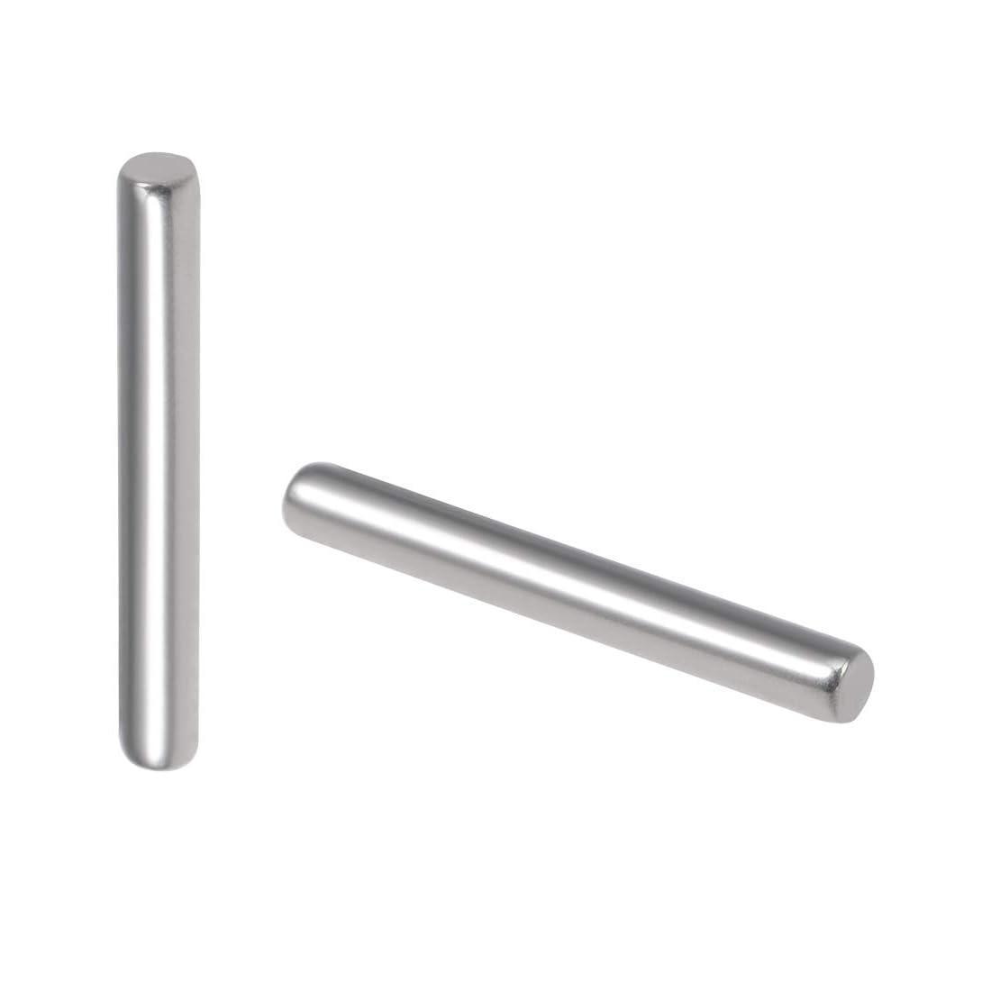 Unifizz 100Pcs 1.5 x 12mm Dowel Pin 304 Stainless Steel Shelf Pegs Support Shelves Silver Tone