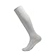 3street Unisex Athletic Knee High Breathable Compression Solid Tube Soccer Socks 2/6/10 Pairs