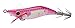 Yo-Zuri Squid Mini Aurora Floating Jig, Luminous Pink, 2-Inch
