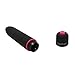 Powerful Waterproof Multi Speed Handheld Magic Mini Bullet Vibrant Toy for Women Sex Electronic Massager Viberator Silicone Black (2pcs/set)