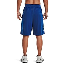 Under Armour Mens Tech Graphic Short , (471) Blue