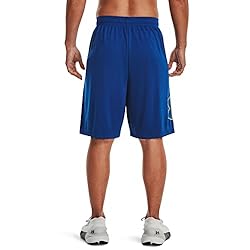 Under Armour Mens Tech Graphic Short , (471) Blue