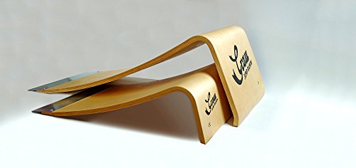 Graw Jump Ramps G20 for Skateboard, Bikes, Rollers, RC Cars and More - 7.9" Wood Launch Ramp