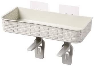 Estantes de almacenamiento sin clavos de ratán de doble capa Cubierta