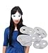 A Dozen White Eye Masks - Set Of Dozen Simple Eye Masks In White