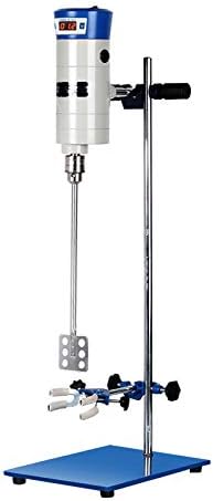 HuXi JB-SH Lab Labotary LCD Digital Electric Powerful Lab Overhead Stirrer Stirrers Mixer Grinder Homogenizer Mix Industrial (JB300-SH)