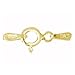 Men's 14K Gold Plated 1.7mm 4 Gauge Figaro Chain Link Necklace Sterling Silver Italian 7-36 inch