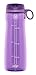 Pogo BPA-Free Plastic Water Bottle with Flip Straw, Purple, 32 oz/Standard