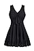 COCOPEAR Women's Tribal Print One Piece Swimdress Skirted Bottom Swimsuit(FBA)