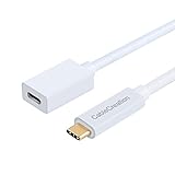 USB C Extension Cable, CableCreation 3.3ft USB 3.1 Type C Male to Female Cord 10Gbps, Compatible Galaxy S9/S9+, MacBook Pro,etc, 1M/White