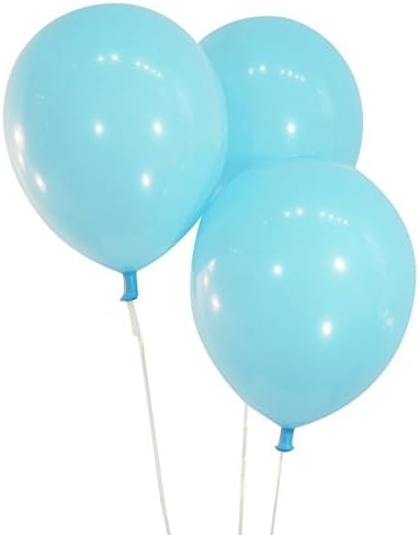 Creative Balloons 12" Latex Balloons - Pack of 100 Pieces - Decorator Sky Blue