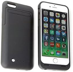 NEW! Apple iPhone 6 Extended Battery Case, Ultra-Slim Design, External Protective Battery Case with Stand, 4.7inch for iPhone 6. Full iOS 8 Compatible, No Signal Reduction (Matte Black)