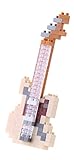 Kawada NBC_147 Nanoblock Electric Guitar Ivory Building Kit
