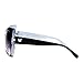 SA106 Unique Oversized Cat Eye Hybrid Butterfly Sunglasses Black