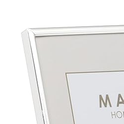 Maturi Silver Plated Triple Photo Frame - Thin Edge