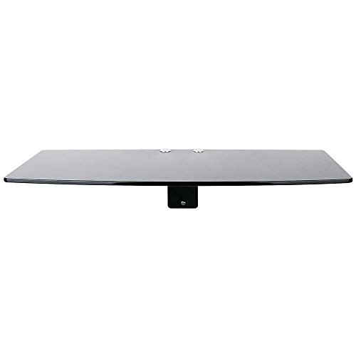Mount factory floating wall mount a/v component shelf -…