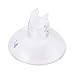 Pawfly 20-Piece Food Grade Aquarium Suction Cups Soft Clips 4 mm Airline Tube Holders/Clamps for Fish Tank, Clear 0.2