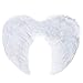 SEVADA Angel Wings for Girls, Christmas Angel Costume Wings, White Feather Angel Wing, Cosplay Accessories Christmas Wings for Kids Children Women