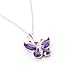 TFSM Butterfly Necklace (Amethyst Shades - Purple)