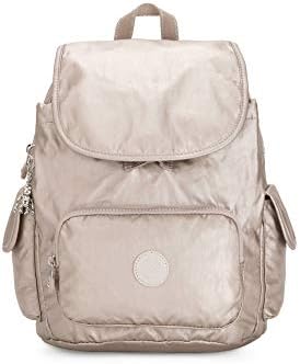 Amazon.com: Kipling Ezra Small Metallic Backpack Starry Gold  display picture 3