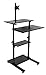 Mount-It! Mobile Computer Cart with Monitor Mount for Screen up to 32