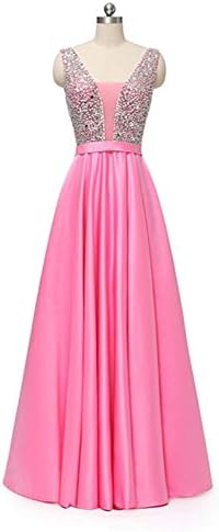 Seasail V-Neck Evening Dress Elegant Robe De Soiree Satin Sequined Evening Dresses Long Dress 2019 Reflective Dress