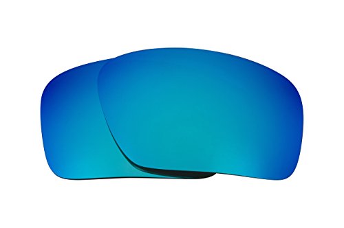 New SEEK OPTICS Replacement Lenses Oakley TRIGGERMAN - Polarized Blue Mirror