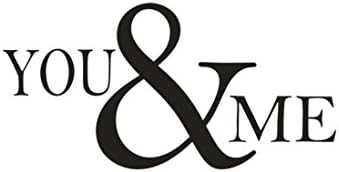 Wall Stickers,SYY You&Me Removable Wall Decals Removable Vinyl Wall Sticker Elephant Wall Decorative Unisex Wall Sticker for Baby Nursery Kids Room (Black, 60cm x 30cm)