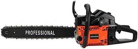 Blackpoolfa Chain Saw, High Efficient 20 inch 45CC Gasoline Powered Chainsaw Cutter for Sawing Cutting - Single Cylinder Air Cooled 2-Stroke