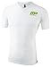 MusclePharm Men's Short Sleeve Printed T Shirt - US M - White - Small Logo