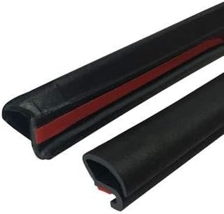 2x85cm Auto Rubber Seal Strip Noise Insulation Seal tirm car Front Rear Door Edge weatherstrip dustproof B Pillar Accessories