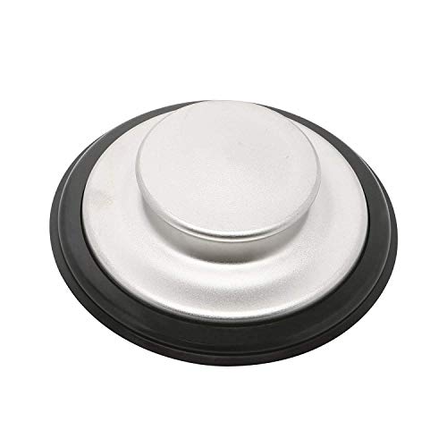Universal Kitchen Sink Stopper, Garbage Disposal Drain Stopper Kitchen Sink Stopper Brushed/Stainless Steel STP-SS, for Insinkerator, Kitchenaid, Waste King, Kohler And More (8.5cm/ 3.35 Inch Diameter
