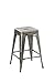 BTExpert bar Metal Brush Modern Counter stool, 24