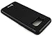 Samsung Galaxy S8 Case, Bastex Hybrid Slim Fit Black Rubber Silicone Cover Hard Plastic Black Brushed Metal Design Kickstand Case with Hidden Credit Card Slot for Samsung Galaxy S8 G950