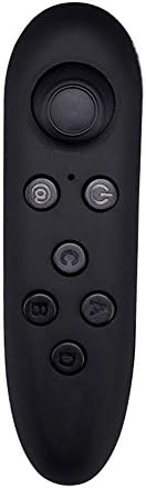 Quellera Bluetooth Wireless Remote Controler Gamepad for 3D VR Glasses Virtual Reality Headset PC Smartphones iPhone Black