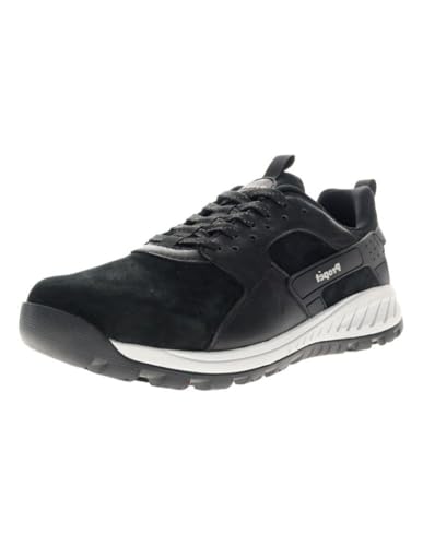 Propét Men's Visp Waterproof Shoe, Black Suede 11 Medium US