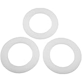 3PCS Dual Flush Toilet Seal Replacement Kit for Glacier Bay 83SGB, Rubber Bowl Gasket for Tank Leakage Repair, Reliable Replacement Rubber
