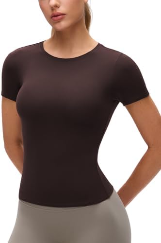 Amazon.com: CRZ YOGA Butterluxe Mock Neck Long Sleeve Shirts for