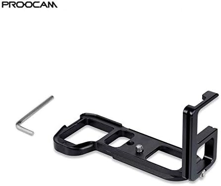 Proocam Sony L-Bracket for Sony A7III A7M3 A7RIII A9 Cameras, Arca Compatible and Side Plate Removable