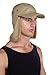 Top Level Fishing Sun Cap - Ear Neck Flap Hat, Khaki