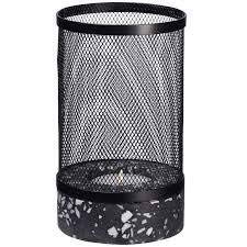 ASA TERRAZZO/219 Terrazzo Lantern Black Height 20 cm Diameter 12 cm
