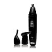 Nose Hair Trimmer, Rozia 3 in 1 Men's Rechargeable Electronic Multifunctional Trimmer– Ear, Nose, Eyebrow, Mustache and Beard – Wet and Dry Operation – Adjustable and Easy to Clean