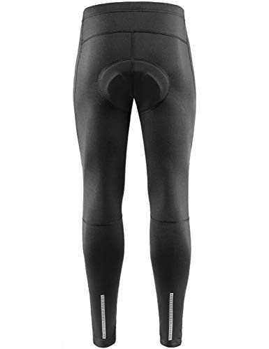 image for Przewalski Men's Thermal Cycling Tights 4D Padded Bike Pants Long Comp