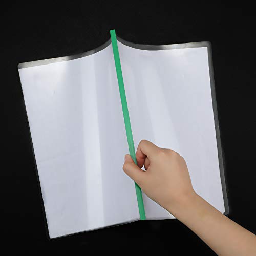 30 Pieces Binding Bars Slide Grip Binding Bars for Office School Report Cover, A4 Size, 40 Sheets Capacity, 12 Inch (5 Colors)