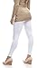 LMB | Seamless Full Length Leggings | Variety of Colors | One Size | White