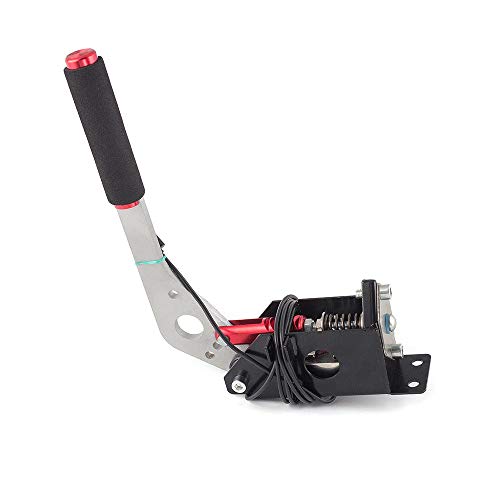 aikeec USB Handbrake Clamp for PC Sim Racing Games G25 G27 G29 T500 FANATECOSW DIRT RALLY Windows (Without clamp, S1 Red)