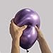 Chrome Metallic Balloons for Party 50 pcs 12 inch Thick Latex balloons for Birthday Wedding Engagement Anniversary Christmas Festival Picnic or any Friends & Family Party Decorations-Metallic Purple