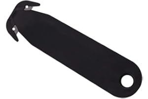 Double Blade Opener Metal Box Cutters Safety Utility Box Cutter Tool for Home Office Use Black (Black)